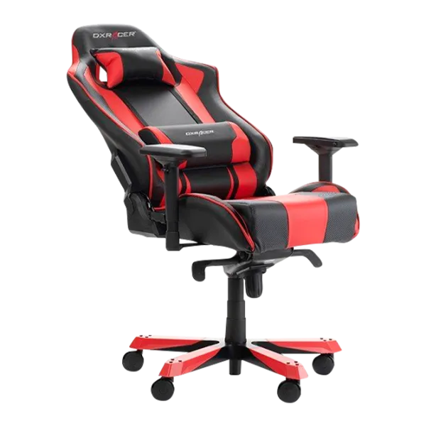 Игровое кресло DXRacer King GC-K06NR-S3 Красный Черный photo 3