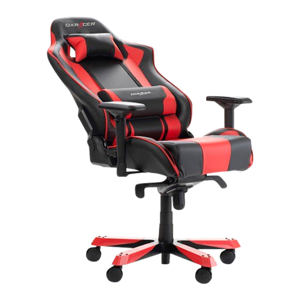 Игровое кресло DXRacer King GC-K06NR-S3 Красный Черный photo 3