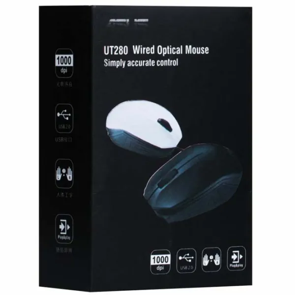 Mouse Asus UT280 USB/ Black photo 5