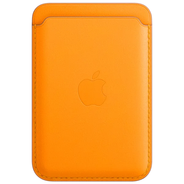 Чехол-бумажник Apple iPhone 12 - 14 All Apple/ MagSafe Back/ Кожа/ California Poppy Коричневый photo 2