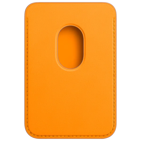 Чехол-бумажник Apple iPhone 12 - 14 All Apple/ MagSafe Back/ Кожа/ California Poppy Коричневый photo 3
