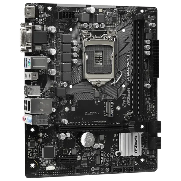 Placă de bază ASRock H410M-HDV/ M.2 mATX/ Intel H410 photo 3