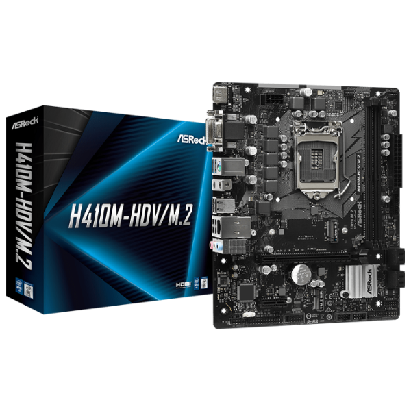 Placă de bază ASRock H410M-HDV/ M.2 mATX/ Intel H410 photo 6