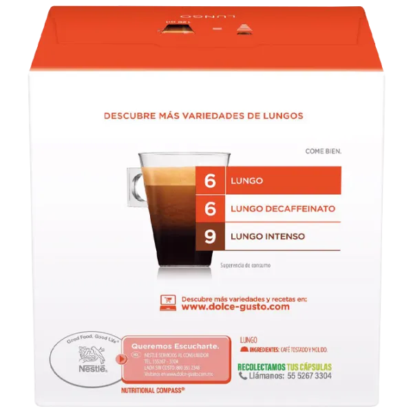 Cafea Nescafe Dolce Gusto Caffe Lungo Capsule/ Extra Crema/ 16 capsule photo 2