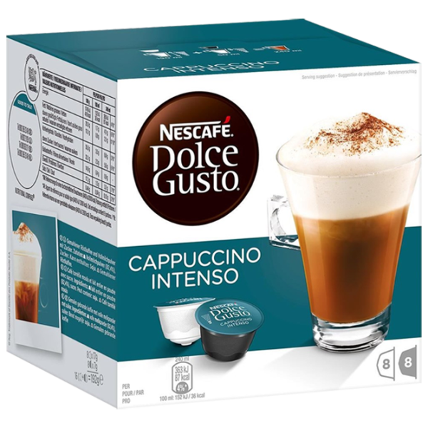 Кофе Nescafe Dolce Gusto Cappuccino Intenso Капсулы/ Intenso/ 16 капсул photo 2