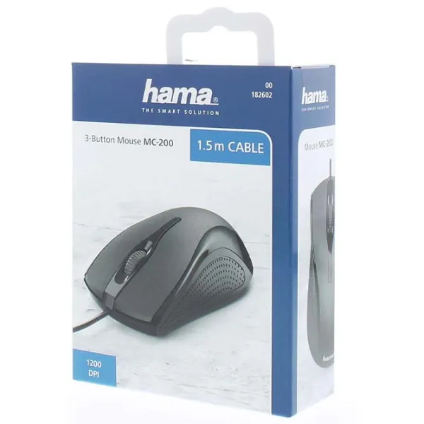 Mouse Hama MC-200 USB/ Black photo 4