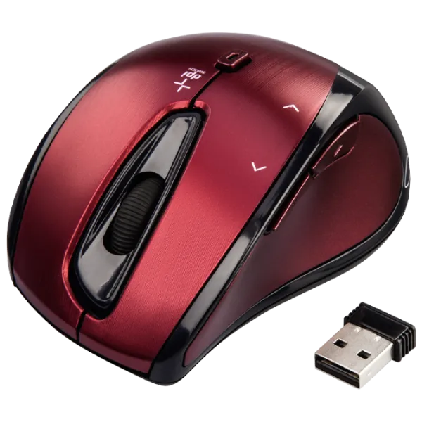 Mouse Hama Cuvio USB/ Red photo 2