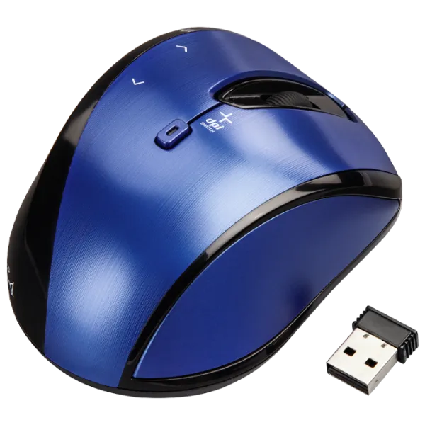 Mouse Hama Cuvio USB/ Blue photo 3