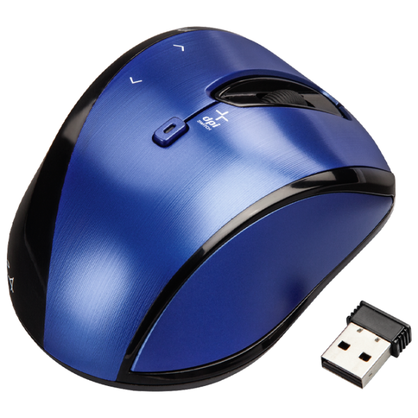 Mouse Hama Cuvio USB/ Blue photo 3