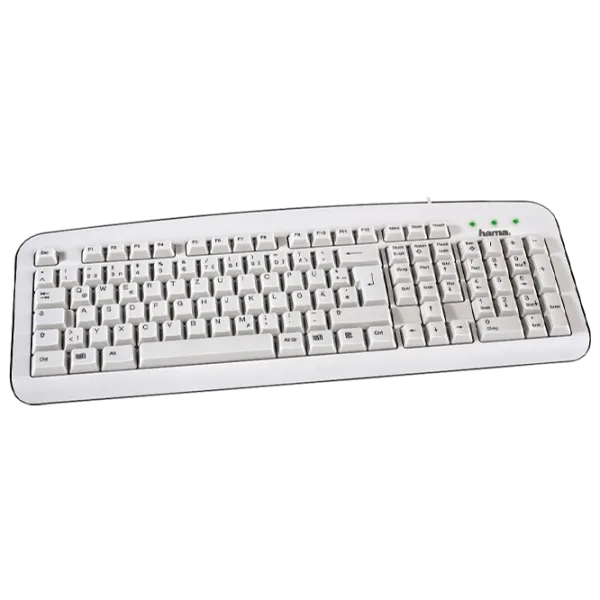 Клавиатура Hama K210 Проводная/ Белый photo 2