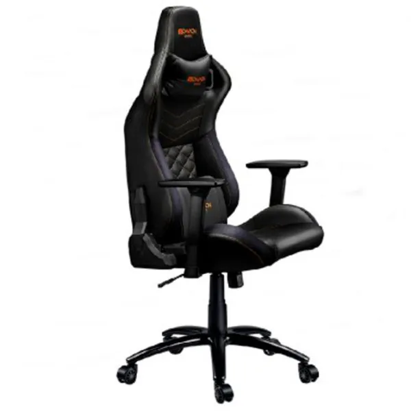 Scaun Gaming Canyon Nightfall Orange Black photo 2