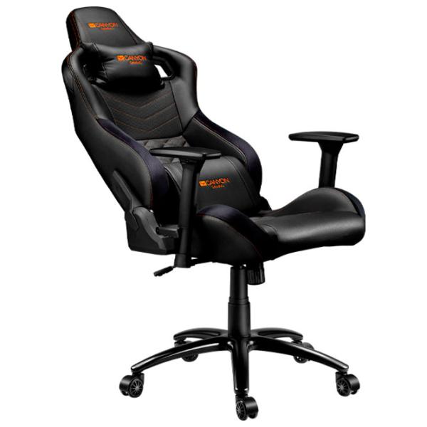 Scaun Gaming Canyon Nightfall Orange Black photo 4