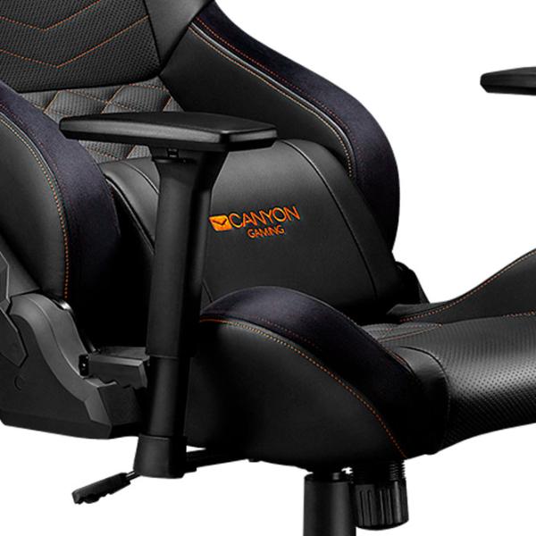 Scaun Gaming Canyon Nightfall Orange Black photo 5