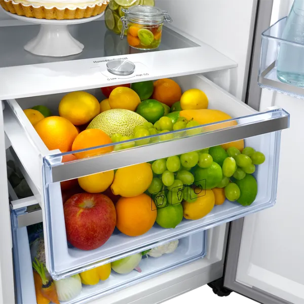 Frigider Samsung RR39M7140SA/UA fără congelator 385 l / 185.3 cm / Silver photo 9