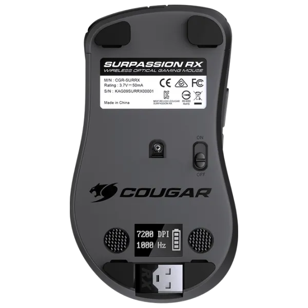 Mouse Cougar Surpassion RX Black photo 7