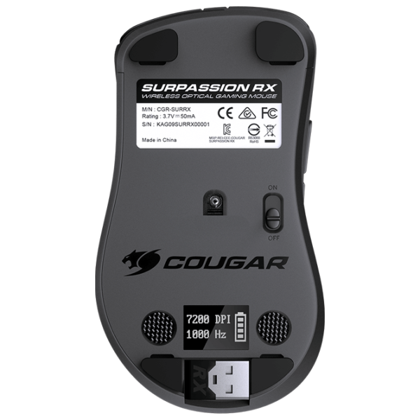 Mouse Cougar Surpassion RX Black photo 7