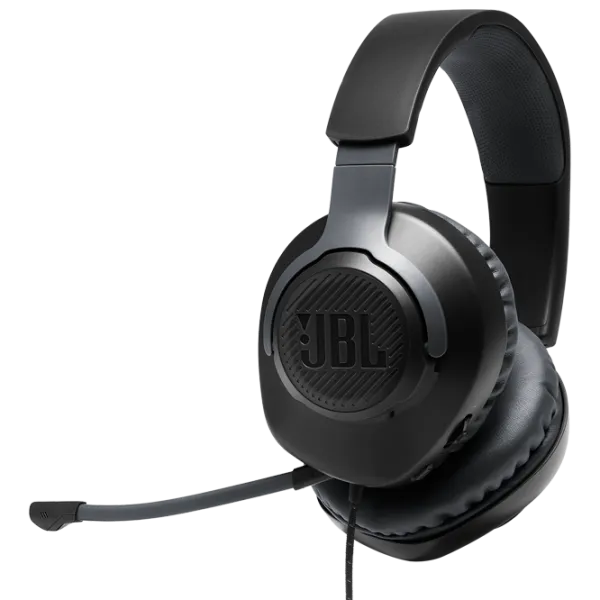 Căști JBL Quantum 100 Black Cu fir/ Gaming photo 2