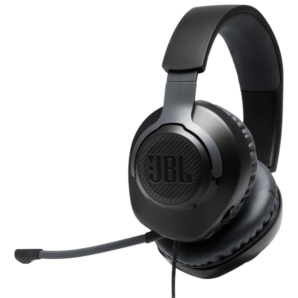 Căști JBL Quantum 100 Black Cu fir/ Gaming photo 2