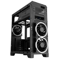 Carcasă Gamemax G563 Mid Tower / Black photo 7