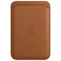 Husă Portmoneu Apple iPhone 12 - 14 All Apple/ MagSafe Back/ Piele/ Saddle Brown photo 3