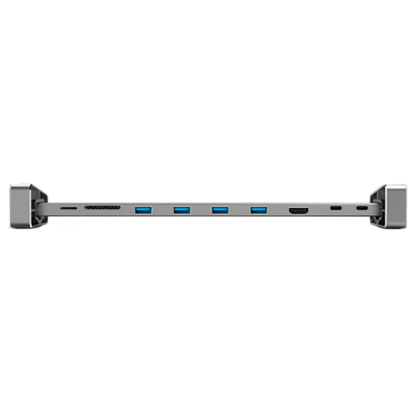 Адаптер Hama 9-in-1 USB-C Docking Station (200103) Серый photo 2 Адаптер Hama 9-in-1 USB-C Docking Station (200103) Серый photo 2