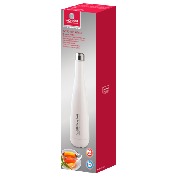 Термобутылка Rondell RDS-912 Белый 0.75л photo 2