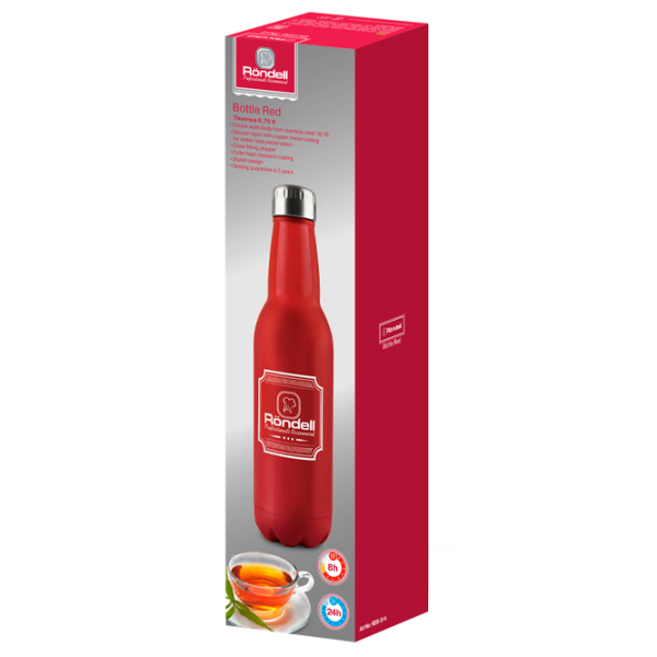Термобутылка Rondell RDS-914 Красный 0.75л photo 2