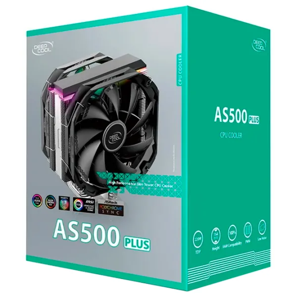 Кулер Deepcool AS500 PLUS Гидродинамический/ 1200 об/ мин photo 7