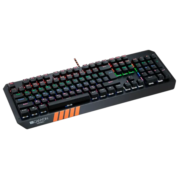Tastatură Canyon Hazard CND-SKB6 Cu fir/ Black photo 2 Tastatură Canyon Hazard CND-SKB6 Cu fir/ Black photo 2