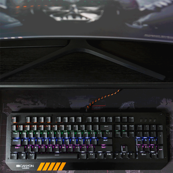Tastatură Canyon Hazard CND-SKB6 Cu fir/ Black photo 4 Tastatură Canyon Hazard CND-SKB6 Cu fir/ Black photo 4