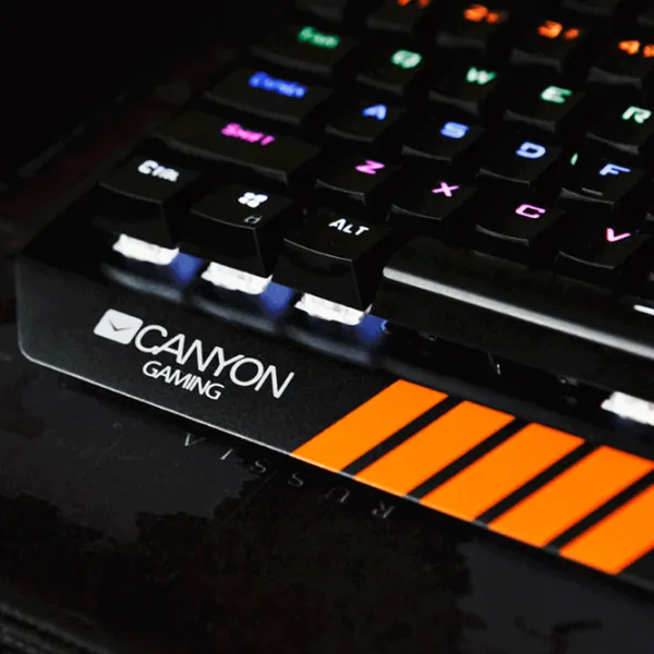 Tastatură Canyon Hazard CND-SKB6 Cu fir/ Black photo 7 Tastatură Canyon Hazard CND-SKB6 Cu fir/ Black photo 7