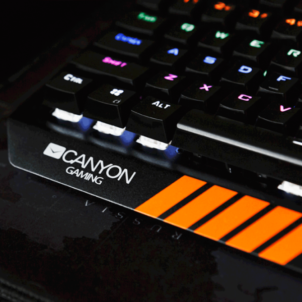 Tastatură Canyon Hazard CND-SKB6 Cu fir/ Black photo 7 Tastatură Canyon Hazard CND-SKB6 Cu fir/ Black photo 7