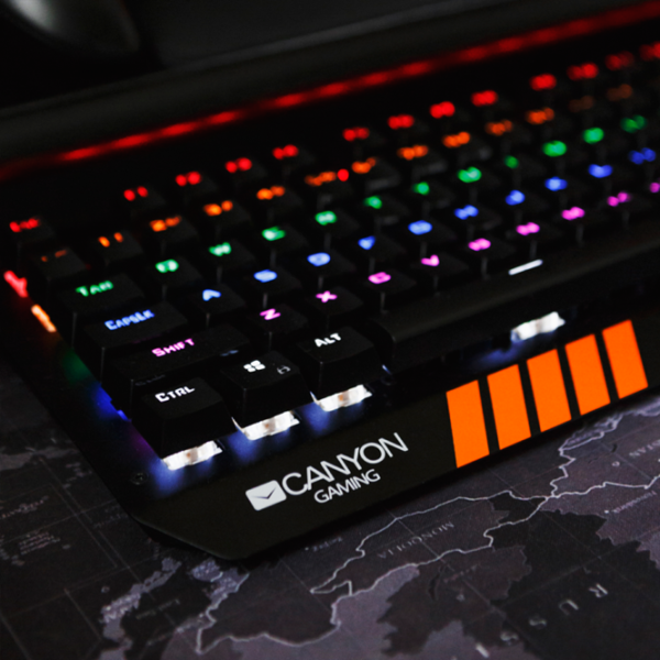 Tastatură Canyon Hazard CND-SKB6 Cu fir/ Black photo 9 Tastatură Canyon Hazard CND-SKB6 Cu fir/ Black photo 9