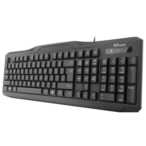 Tastatură Trust ClassicLine Cu fir/ Black photo 5