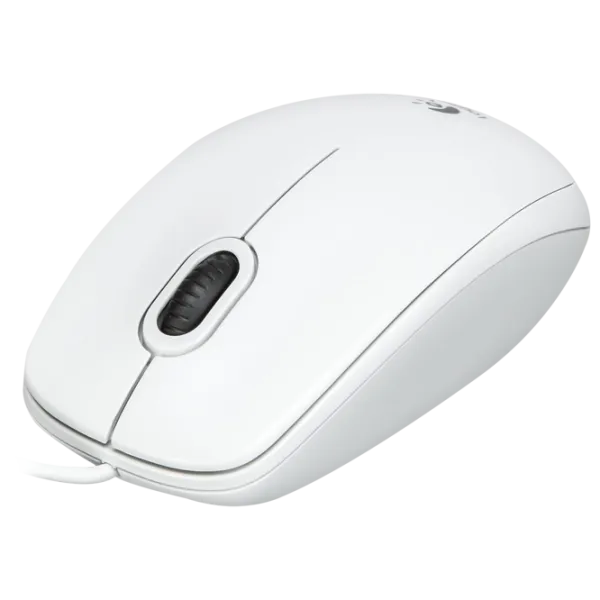 Mouse Logitech B100 White photo 2