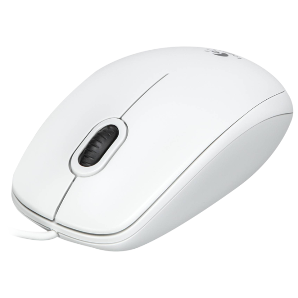 Mouse Logitech B100 White photo 2