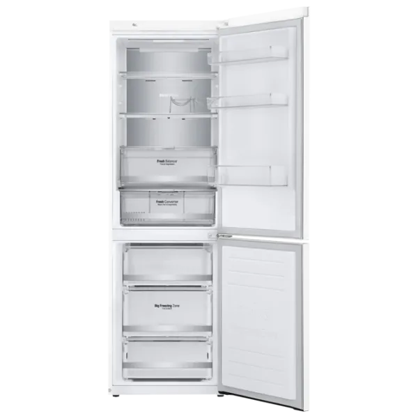 Frigider LG GA-B459SQUM cu congelator jos LINEARCooling/MetalFresh/DoorCooling+/White photo 3