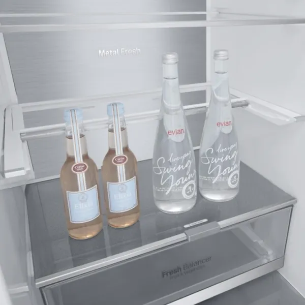 Frigider LG GA-B459SQUM cu congelator jos LINEARCooling/MetalFresh/DoorCooling+/White photo 7
