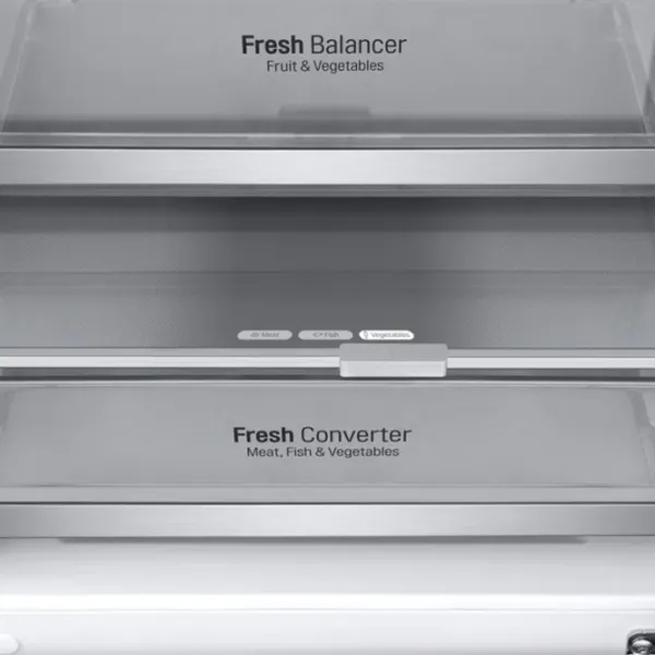 Frigider LG GA-B459SQUM cu congelator jos LINEARCooling/MetalFresh/DoorCooling+/White photo 8