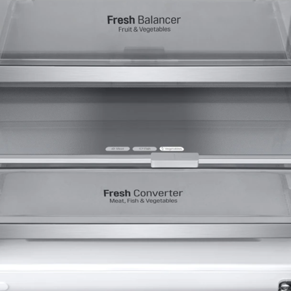 Frigider LG GA-B459SQUM cu congelator jos LINEARCooling/MetalFresh/DoorCooling+/White photo 8