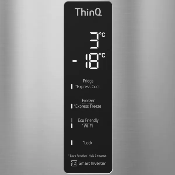 Frigider LG GA-B459MMQM cu congelator jos LINEARCooling/MetalFresh/DoorCooling+/Inox photo 7