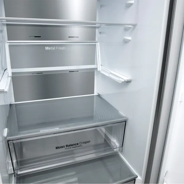 Frigider LG GA-B459MMQM cu congelator jos LINEARCooling/MetalFresh/DoorCooling+/Inox photo 10