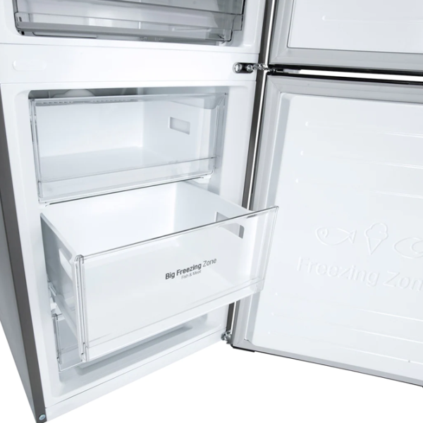 Frigider LG GA-B459MMQM cu congelator jos LINEARCooling/MetalFresh/DoorCooling+/Inox photo 12