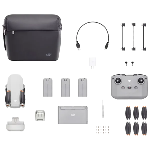 Дрон DJI Mavic Mini 2 Fly More Combo Профессиональный / Серый photo 4