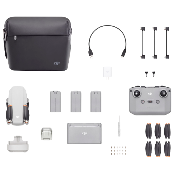 Дрон DJI Mavic Mini 2 Fly More Combo Профессиональный / Серый photo 4