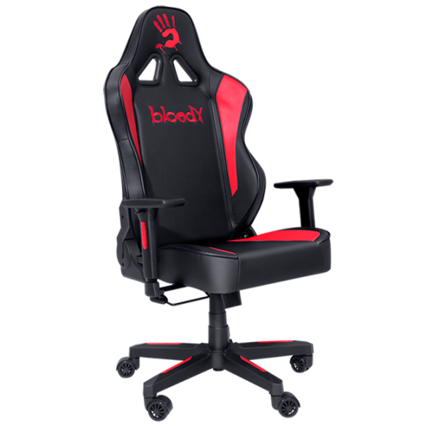 Игровое кресло A4Tech Bloody GC-330 Красный Черный photo 2 Игровое кресло A4Tech Bloody GC-330 Красный Черный photo 2