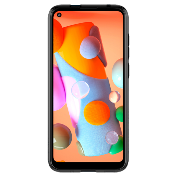 Чехол для смартфона Samsung Galaxy A11 Samsung/ Back/ TPU/ Прозрачный Черный photo 2 Чехол для смартфона Samsung Galaxy A11 Samsung/ Back/ TPU/ Прозрачный Черный photo 2