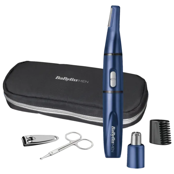Trimmer de nas şi urechi Babyliss 7058PE Blue photo 5