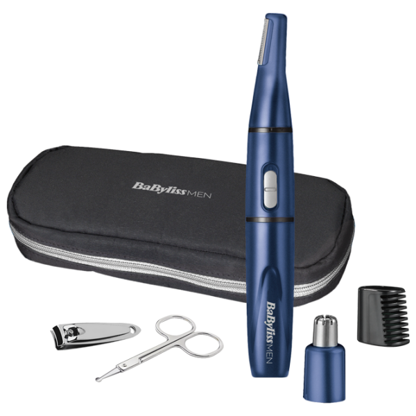 Trimmer de nas şi urechi Babyliss 7058PE Blue photo 5