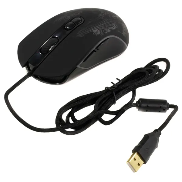 Mouse Qumo Gothic USB/ Black photo 4